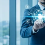 A conceptual view of Mercurity Fintech Holding leading the evolution of modern digital asset infrastructure.