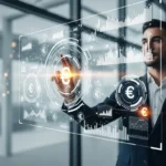 Why is Tokenized Fund Settlement on Blockchain Rails Replacing Legacy Systems? A businessman reviewing global data driven by agentic AI in payments orchestration 2026.