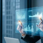 How Do Neobanks Verify Identity Instantly Without Risking Security? A digital dashboard illustrating AI underwriting for insurtech platforms and data risk assessment.