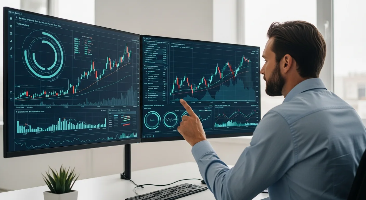 A digital trading interface providing a detailed apex fintech solutions company overview for modern investors.