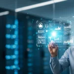 How Are Visa and Mastercard Solving the AI Agent Payment Problem in 2026? Visualizing core banking modernization cloud-native migration with digital data and cloud icons.