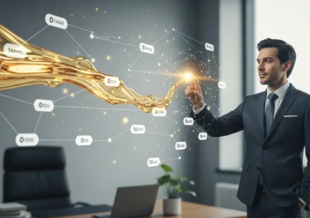 A professional monitoring DeFi liquidity pool institutional yield strategies on a modern digital interface.