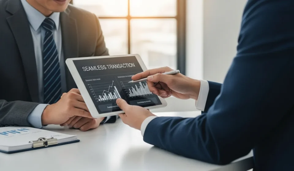 How is Embedded Credit Transforming B2B BNPL and Invoice Financing in 2026? Embedded credit B2B BNPL invoice financing solutions being used in a modern digital business environment.
