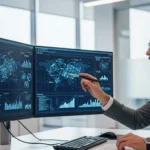 Secure financial crime risk management AI platforms dashboard for banking institutions.