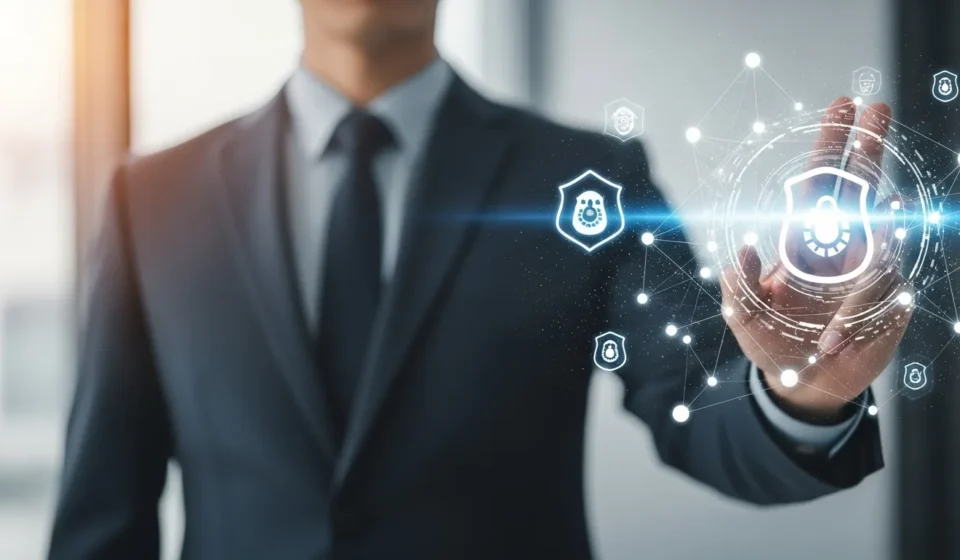 How CFPB 1033 and Open Banking Are Revolutionizing Financial Data Aggregation in 2026? A professional man viewing financial data aggregation open banking CFPB 1033 insights on a sleek digital interface.