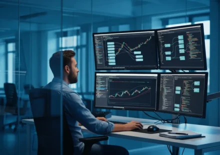Why Fintech API Marketplaces are Redefining Developer Experience in 2026? A professional developer navigating a fintech API developer experience marketplace 2026 on a sleek workstation.