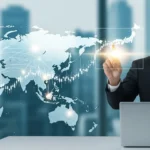 Is Your Identity Ready for the Quantum Threat? The Shift to Quantum-Safe Authentication A professional mapping a fintech emerging market expansion Asia-Pacific strategy on a glowing digital interface.