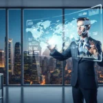 A professional analyzing data for fintech private credit capital markets 2026 on a sleek digital interface.