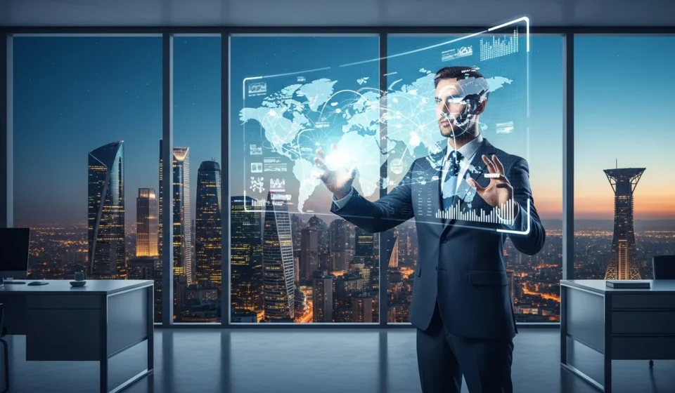 A professional analyzing data for fintech private credit capital markets 2026 on a sleek digital interface.