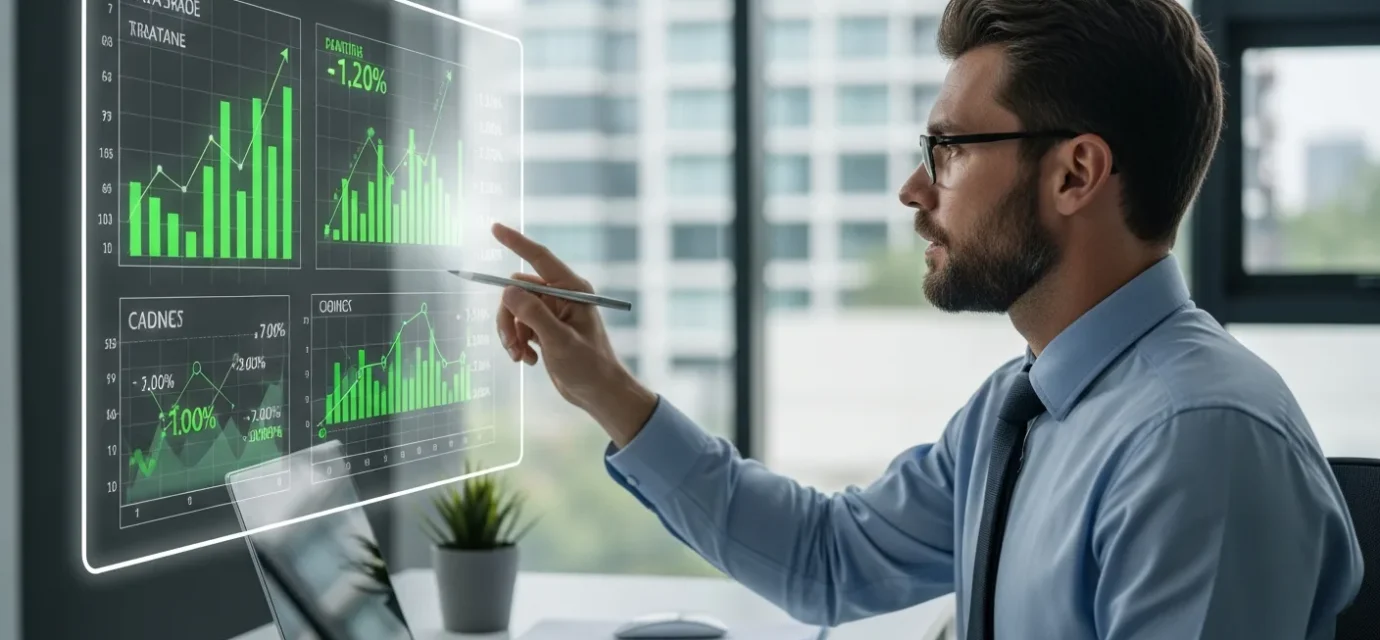 Analyzing fintech profitability unit economics SaaS B2B metrics on a digital dashboard for sustainable growth.