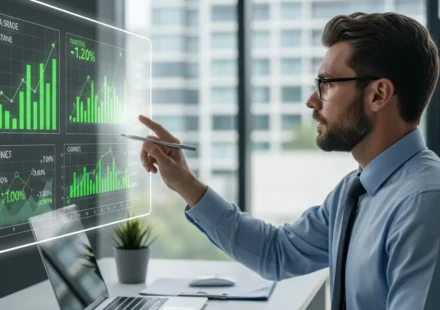 Analyzing fintech profitability unit economics SaaS B2B metrics on a digital dashboard for sustainable growth.