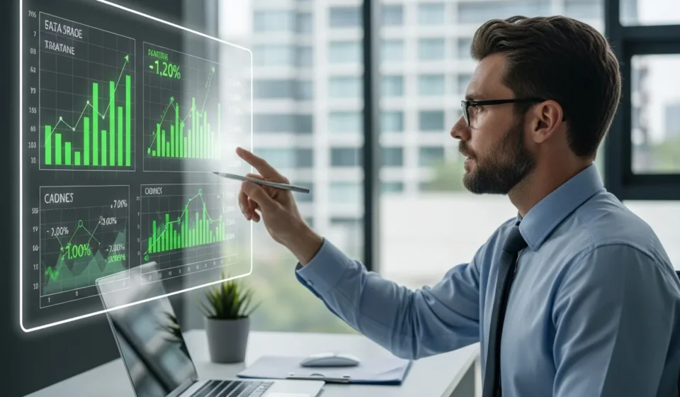 Analyzing fintech profitability unit economics SaaS B2B metrics on a digital dashboard for sustainable growth.