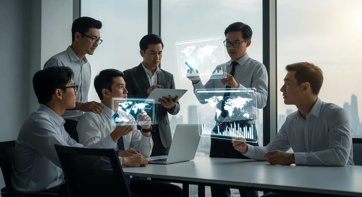 Fintech scholars analyzing complex digital financial data to architect the global economy of 2026.