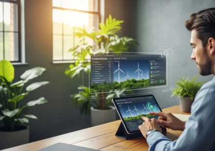 How Are Green Fintech Carbon Offset Investment Platforms Changing the Market in 2026? A professional analyzing data on green fintech carbon offset investment platforms for a sustainable future.