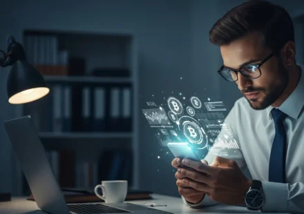 Will CBDCs Make Your Current Digital Wallet Obsolete? A visual representation of how CBDCs will impact digital wallets on a high-tech smartphone interface.