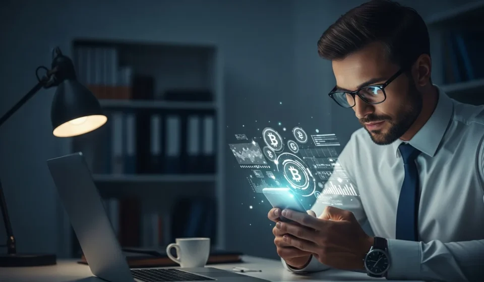 Will CBDCs Make Your Current Digital Wallet Obsolete? A visual representation of how CBDCs will impact digital wallets on a high-tech smartphone interface.