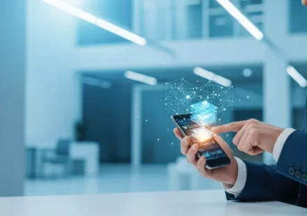 Why are Layer 2 blockchain solutions the new standard for fintech payments? Secure mobile transaction utilizing layer 2 blockchain solutions for fintech payments in a modern financial district.