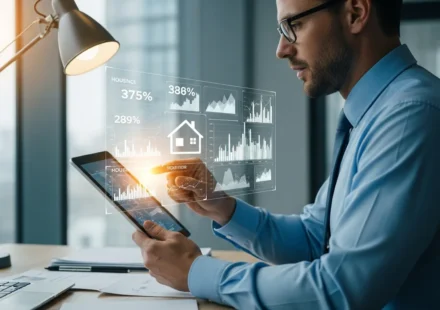 How is Mortgage Automation and AI-Driven Underwriting Changing the Lending Landscape in 2026? A professional analyzing mortgage automation AI-driven underwriting data on a digital interface in 2026.
