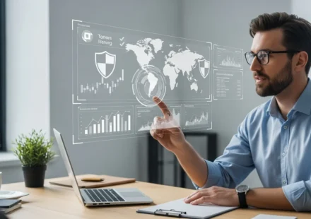 A professional implementing RegTech compliance automation for neobanks to ensure secure financial scaling.