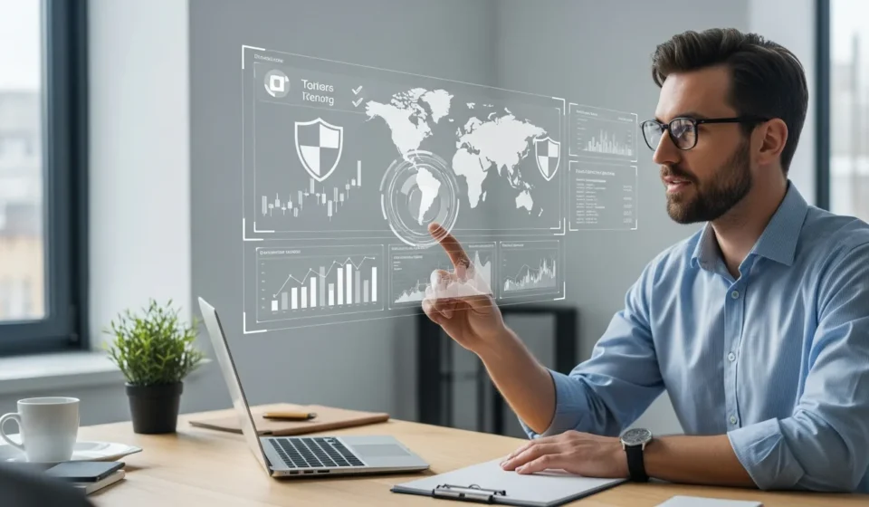 A professional implementing RegTech compliance automation for neobanks to ensure secure financial scaling.