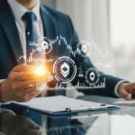 A professional analyzing stablecoin regulatory framework GENIUS Act compliance on a modern digital interface.
