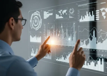 Why Synthetic Data is Revolutionizing Fintech Model Training in 2026? Synthetic data for fintech model training visualized on a sleek digital interface for financial analysis.